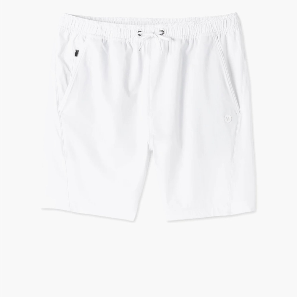 Vuori White Crosscourt Shorts - Picture 3 of 5